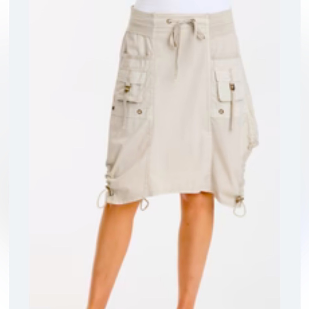 XCVI DELPHINE MINI SKIRT, BEIGE